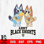 Army Black Knights Bluey & Bingo 5 Svg Eps Dxf Png File, NCAA svg, Digital Download, Instant Download