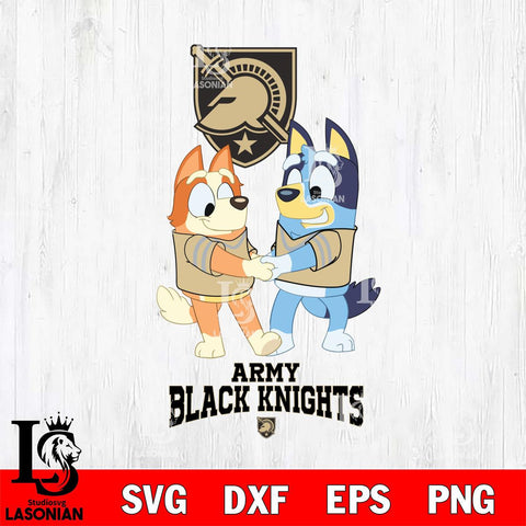 Army Black Knights Bluey Chilli Dance Svg Eps Dxf Png File, Digital Download, Instant Download