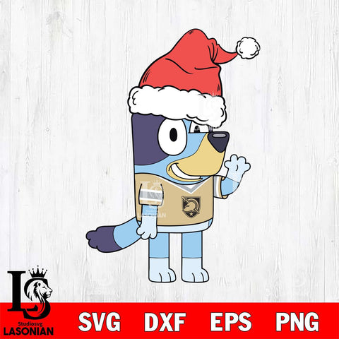 Army Black Knights Bluey Christmas Svg Eps Dxf Png File, Digital Download, Instant Download