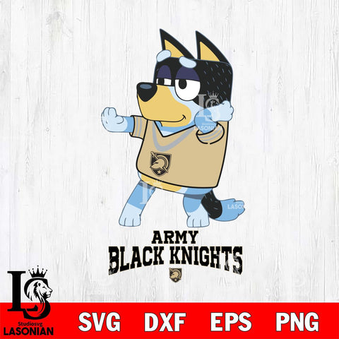 Army Black Knights Bluey Dad Dance Svg Eps Dxf Png File, Digital Download, Instant Download