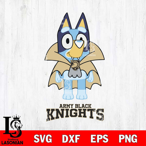 Army Black Knights Bluey Dracula Halloween Svg Eps Dxf Png File, Digital Download, Instant Download