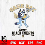 Army Black Knights Bluey Game Day Svg Eps Dxf Png File, Digital Download, Instant Download