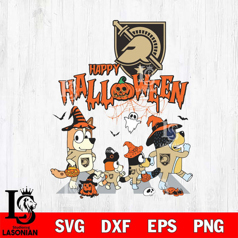 Army Black Knights Bluey Halloween Family Svg Eps Dxf Png File, Digital Download, Instant Download