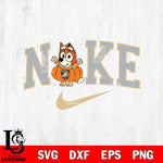 Army Black Knights Bluey Halloween Nike NCAA Svg Eps Dxf Png File, Digital Download, Instant Download