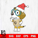 Army Black Knights Bluey Honey Christmas Svg Eps Dxf Png File, Digital Download, Instant Download