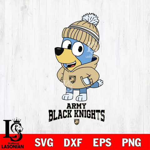 Army Black Knights Bluey Hoodie Sport Svg Eps Dxf Png File, Digital Download ,Instant Download, Cricut File