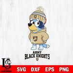 Army Black Knights Bluey Hoodie rugby Svg Eps Dxf Png File, Digital Download ,Instant Download, Cricut File