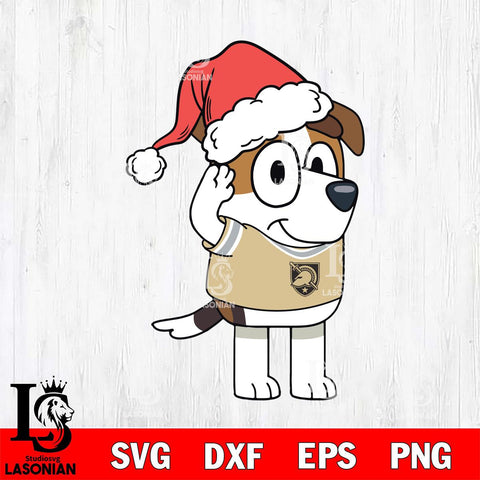 Army Black Knights Bluey Jack Christmas Svg Eps Dxf Png File, Digital Download, Instant Download