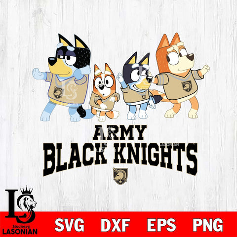 Army Black Knights Bluey Mode Dance Squats Svg Eps Dxf Png File, Digital Download, Instant Download