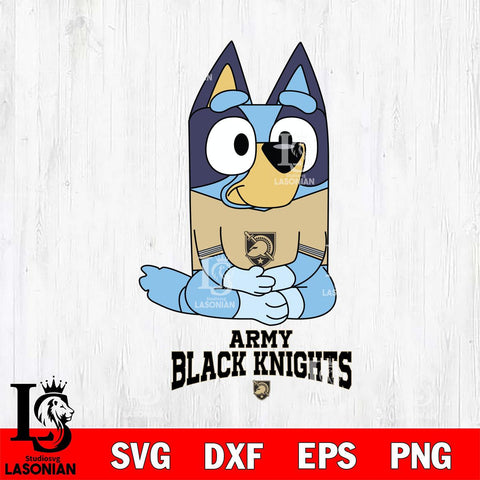 Army Black Knights Bluey Styles Football Svg Eps Dxf Png File,NCAA Svg Files,Bluey svg ,Digital Download ,Instant Download, Cricut File