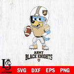 Army Black Knights Bluey rugby Svg Eps Dxf Png File, Digital Download ,Instant Download, Cricut File