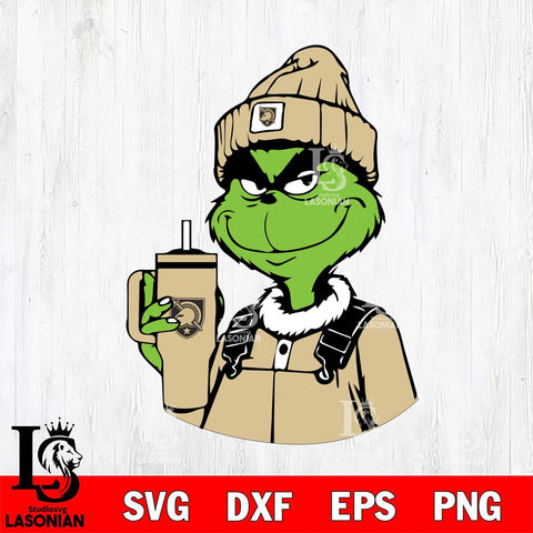 Army Black Knights Boujee Grinch 2 Svg Eps Dxf Png File, Digital Download, Instant Download