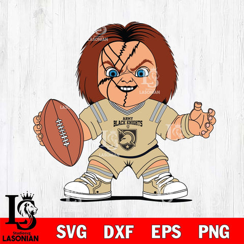 Army Black Knights Chucky Horror 2 Svg Eps Dxf Png File, NCAA svg, Digital Download, Instant Download