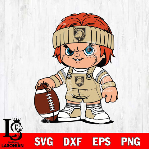 Army Black Knights Chucky Horror 5 Svg Eps Dxf Png File, NCAA svg, Digital Download, Instant Download