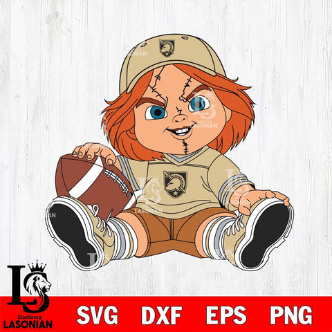 Army Black Knights Chucky Horror 8 Svg Eps Dxf Png File, NCAA svg, Digital Download, Instant Download