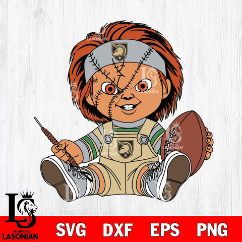 Army Black Knights Chucky Horror 9 Svg Eps Dxf Png File, NCAA svg, Digital Download, Instant Download