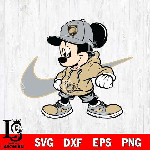 Army Black Knights Cool Mickey Mouse Svg Eps Dxf Png File, NCAA svg, Digital Download, Instant Download