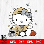 Army Black Knights Cute Hello Kitty Football Svg Eps Dxf Png File, NCAA svg, Digital Download, Instant Download