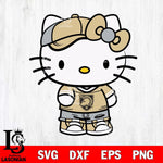 Army Black Knights Cute Hello Kitty Football 2 Svg Eps Dxf Png File, NCAA svg, Digital Download, Instant Download