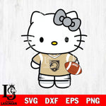 Army Black Knights Cute Hello Kitty Football 8 Svg Eps Dxf Png File, NCAA svg, Digital Download, Instant Download