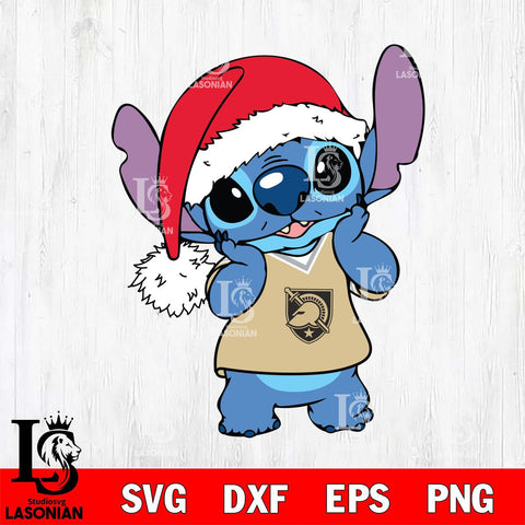 Army Black Knights Cute Stitch Christmas Svg Eps Dxf Png File, Digital Download, Instant Download