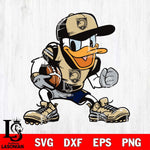 Army Black Knights Donal Duck Svg Eps Dxf Png File, NCAA svg, Digital Download, Instant Download