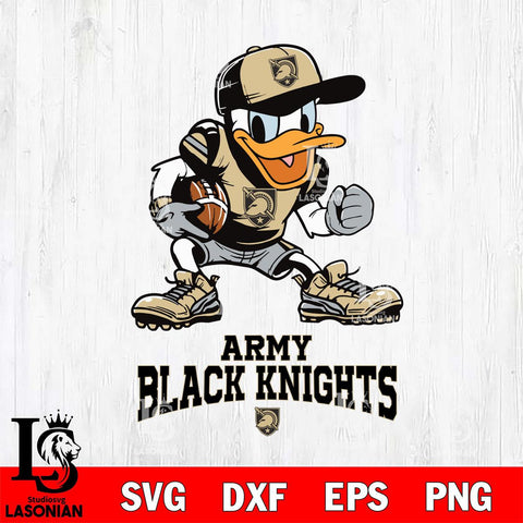 Army Black Knights Donal Duck Disney, Svg Eps Dxf Png File, Digital Download