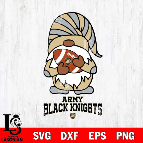 Army Black Knights Gnomes Football Svg Eps Dxf Png File, Digital Download, Instant Download