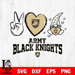 Army Black Knights Gnomes Peace & Love Svg Eps Dxf Png File, Digital Download, Instant Download