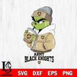 Army Black Knights Grinch Bougie Sport Svg Eps Dxf Png File, Digital Download, Instant Download