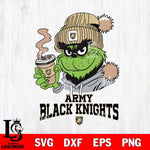 Army Black Knights Grinch Cofffe Hoodie Cut Files Cricut, Svg Dxf Eps Png file, Digital download , Silhouette