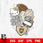 Army Black Knights Hello Kitty NCAA 2 Svg Eps Dxf Png File, Digital Download, Instant Download