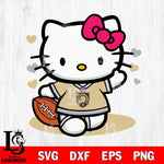 Army Black Knights Hello Kitty sport 10 Svg Eps Dxf Png File, NCAA svg, Digital Download, Instant Download