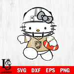 Army Black Knights Hello Kitty sport 8 Svg Eps Dxf Png File, NCAA svg, Digital Download, Instant Download