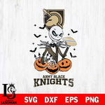 Army Black Knights Jack Skellington 2 halloween Svg Eps Dxf Png File, NCAA svg, Digital Download, Instant Download