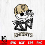 Army Black Knights Jack Skellington 3 Halloween Svg Eps Dxf Png File, NCAA svg, Digital Download, Instant Download