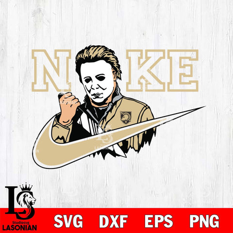 Army Black Knights Michael Myers Nike Svg Eps Dxf Png File, Digital Download, Instant Download