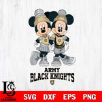 Army Black Knights Mickey And Minnie Mouse Football Svg Eps Dxf Png File, NCAA svg , File Cut , Digital Download , Instant Download, Cut Svg Files