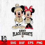 Army Black Knights Mickey Minnie Mouse Cute Football Svg Eps Dxf Png File, NCAA svg , File Cut , Digital Download , Instant Download, Cut Svg Files