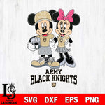 Army Black Knights Mickey Minnie Mouse Helmet Svg Eps Dxf Png File, NCAA svg , File Cut , Digital Download , Instant Download, Cut Svg Files