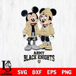 Army Black Knights Mickey Minnie Mouse Rugby Svg Eps Dxf Png File, NCAA svg , File Cut , Digital Download , Instant Download, Cut Svg Files