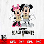 Army Black Knights Mickey Minnie Mouse Sport Svg Eps Dxf Png File, NCAA svg , File Cut , Digital Download , Instant Download, Cut Svg Files