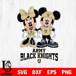 Army Black Knights Mickey Minnie Rugby ball Svg Eps Dxf Png File, NCAA svg , File Cut , Digital Download , Instant Download, Cut Svg Files