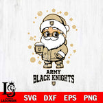 Army Black Knights Santa Claus Coffe Svg dxf eps png pdf file,NCAA svg,Digital Download,Cricut file