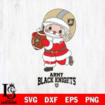 Army Black Knights Santa Claus Cute Svg dxf eps png pdf file,NCAA svg,Digital Download,Cricut file