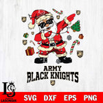 Army Black Knights Santa Claus Football Svg dxf eps png pdf file,NCAA svg,Digital Download,Cricut file