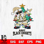 Army Black Knights Santa Claus Ugly Christmas Svg dxf eps png pdf file,NCAA svg,Digital Download,Cricut file