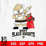 Army Black Knights Santa Dabbing Christmas Svg dxf eps png pdf file,NCAA svg,Digital Download,Cricut file