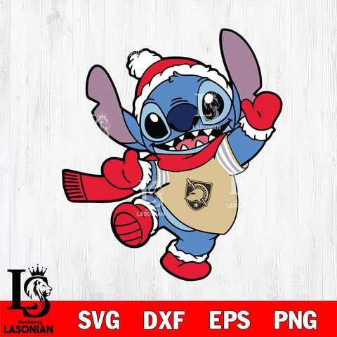 Army Black Knights Stitch Disney Christmas Svg Eps Dxf Png File, Digital Download, Instant Download