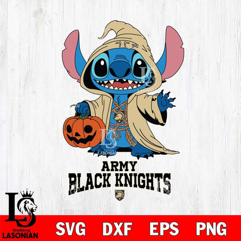 Army Black Knights Stitch Horror Svg Eps Dxf Png File, NCAA svg, Digital Download, Instant Download